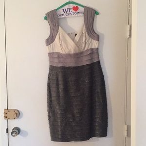 Silver grey dress